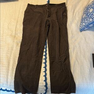 Jos. A. Bank Brown Corduroy Pants Relaxed Fit